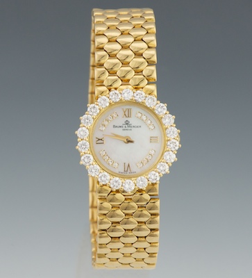 A Ladies' Baume and Mercier 18k and