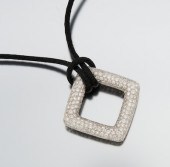 A Ladies' Black and White Diam