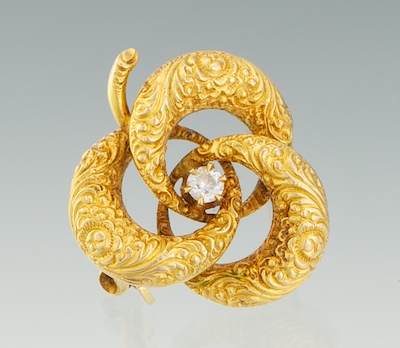 A Ladies' Bow Knot and Diamond