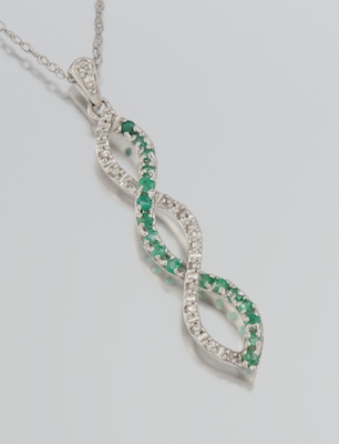 A Ladies' Diamond and Emerald