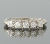 A Ladies' Diamond Band 14k whi