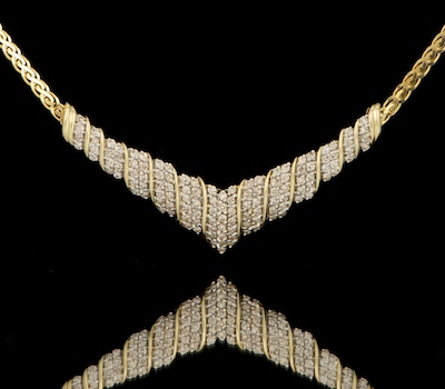 A Ladies' Diamond Chevron