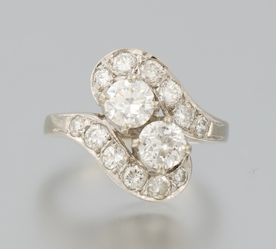 A Ladies' Diamond Cluster Bypass