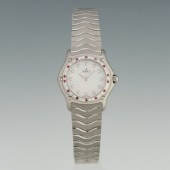 A Ladies' Ebel Watch with Diam