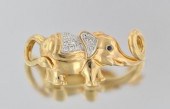 A Ladies' Elephant Gold and Di