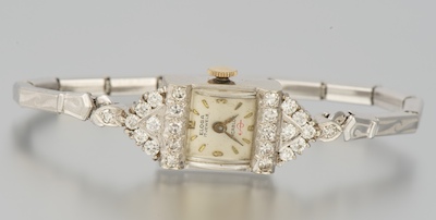 A Ladies' Eloga Diamond Watch 14k
