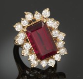 A Ladies' Fine Rubellite and D