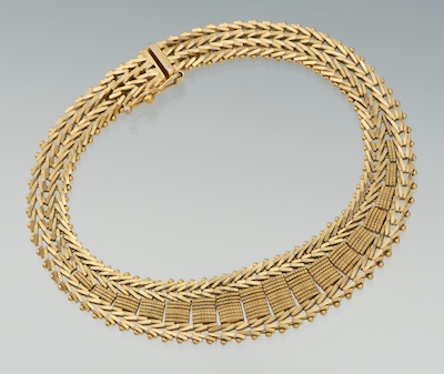 A Ladies' Gold Bracelet 14k