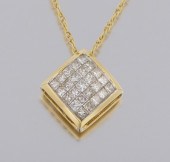 A Ladies' Invisibly Set Diamon