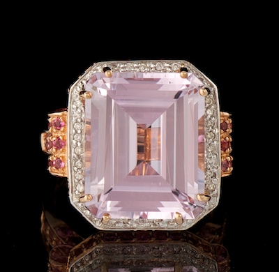 A Ladies' Kunzite Pink Sapphire and