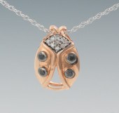 A Ladies' Ladybug Pendant 14k