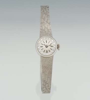 A Ladies' Longines 14k Gold Dress