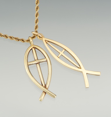 A Ladies' Necklace With Two
