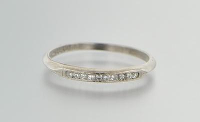 A Ladies' Palladium and Diamond
