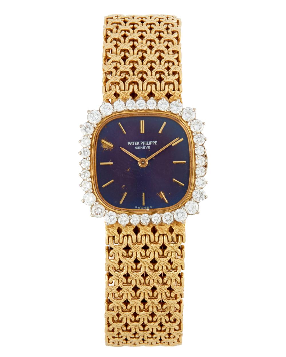 A LADIES PATEK PHILIPPE GOLD