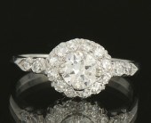 A Ladies' Platinum and Diamond