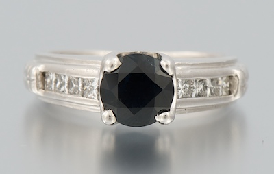 A Ladies' Platinum Diamond and
