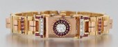 A Ladies' Retro Gold, Diamond