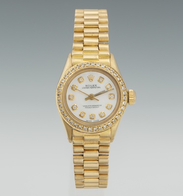 A Ladies' Rolex Oyster Perpetual