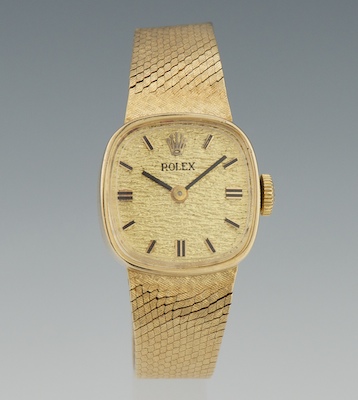 A Ladies' Rolex Wrist Watch 14k