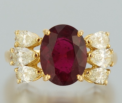 A Ladies' Rubellite and Diamond