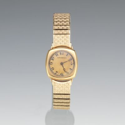 A Ladies' Tiffany & Co 18k Gold