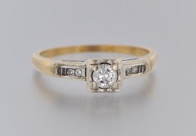 A Ladies' Vintage Diamond
