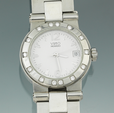 A Ladies' Vizio Movado Stainless