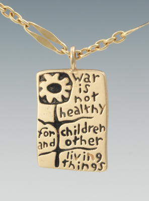 A Ladies' "WAR IS NOT HEALTHY"