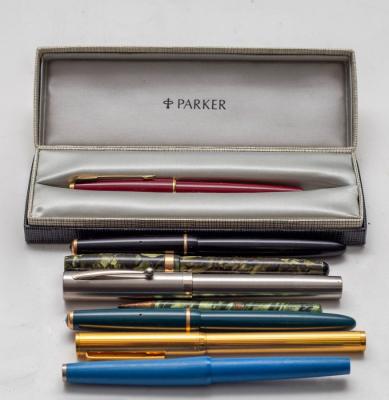 A Lady Parker pen and sundry others