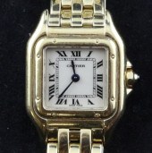 A lady's 18ct gold Cartier Pan