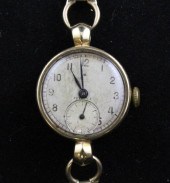 A lady's 1940's 9ct gold Rolex