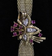 A lady's 1960's diamond and ru