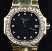 A lady's 1990's 18ct gold and