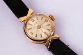 A lady's 9ct gold cased Tudor