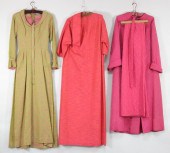 A lady's cerise brocade Nehru