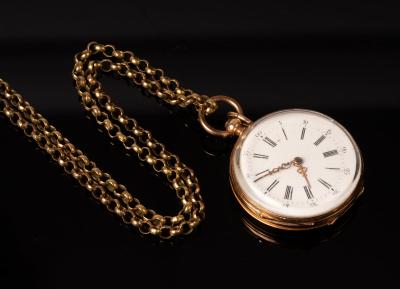 A lady's French gold cased