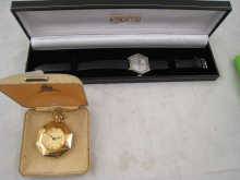 A lady's hexagonal mechanical wrist