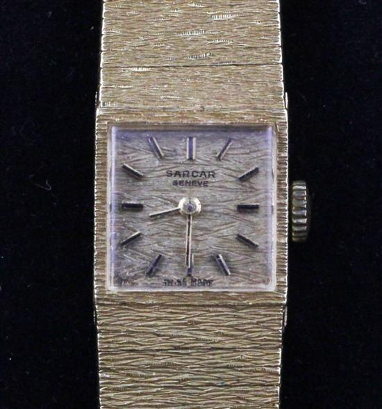 A lady's late 1960's 18ct gold