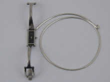 A lady's stainless steel watch with