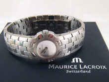 A lady's stainless steel wrist