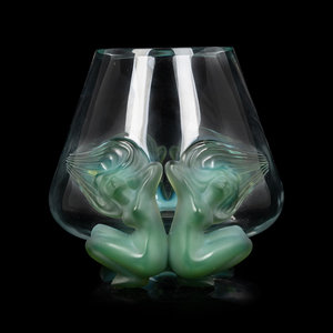 A Lalique Antinea Vase Second