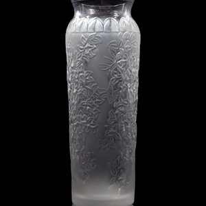 A Lalique Bougainvillier Vase