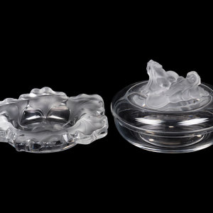 A Lalique Capucines Bowl and