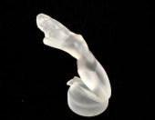 A Lalique 'Chrysis' Glass Masc