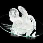A Lalique Cygne Table Ornament