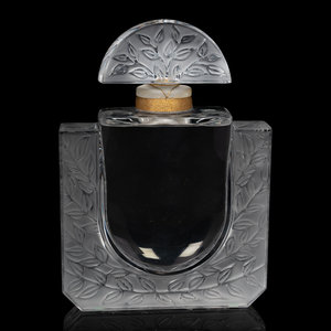 A Lalique Factice Perfume Bottle