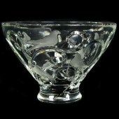 A LALIQUE FROSTED AND CLEAR GL