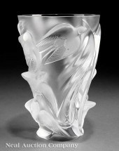 A Lalique Frosted Glass "Swift