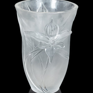 A Lalique Iris Vase Second Half
